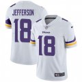 Minnesota Vikings #18 Justin Jefferson White Stitched NFL Vapor Untouchable Limited Jersey