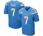 Los Angeles Chargers #7 Doug Flutie Elite Electric Blue Alternate Football Jersey