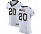 New Orleans Saints #20 Ken Crawley White Vapor Untouchable Elite Player Football Jersey