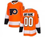 Philadelphia Flyers Customized Premier Orange Home NHL Jersey