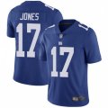 New York Giants #17 Daniel Jones Royal Blue Team Color Stitched NFL Vapor Untouchable Limited Jersey