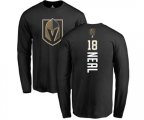 Vegas Golden Knights #18 James Neal Black Backer Long Sleeve T-Shirt