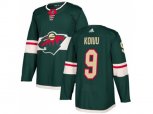 Minnesota Wild #9 Mikko Koivu Green Home Authentic Stitched NHL Jersey
