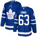 Toronto Maple Leafs #63 Tyler Ennis Authentic Royal Blue Home NHL Jersey