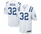Indianapolis Colts #32 T.J. Green Game White Football Jersey