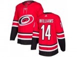 Carolina Hurricanes #14 Justin Williams Red Home Authentic Stitched NHL Jersey
