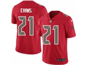 Tampa Bay Buccaneers #21 Justin Evans Limited Red Rush Vapor Untouchable NFL Jersey