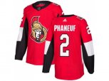 Adidas Ottawa Senators #2 Dion Phaneuf Red Home Authentic Stitched NHL Jersey