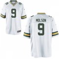 Green Bay Packers #9 J. J. Molson Nike White Vapor Limited Player Jersey