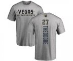 Vegas Golden Knights #27 Shea Theodore Gray Backer T-Shirt