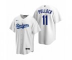 Los Angeles Dodgers A.J. Pollock Nike White Replica Home Jersey