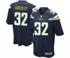 Los Angeles Chargers #32 Nasir Adderley Game Navy Blue Team Color Football Jersey