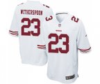 San Francisco 49ers #23 Ahkello Witherspoon Game White Football Jersey