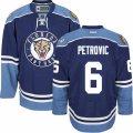 Florida Panthers #6 Alex Petrovic Premier Navy Blue Third NHL Jersey