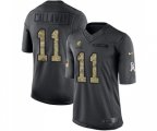 Cleveland Browns #11 Antonio Callaway Limited Black 2016 Salute to Service Football Jersey