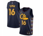 Cleveland Cavaliers #16 Cedi Osman Authentic Navy Basketball Jersey - 2019-20 City Edition