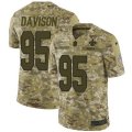 New Orleans Saints #95 Tyeler Davison Limited Camo 2018 Salute to Service NFL Jersey