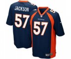 Denver Broncos #57 Tom Jackson Game Navy Blue Alternate Football Jersey