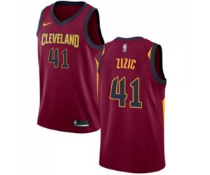 Cleveland Cavaliers #41 Ante Zizic Swingman Maroon Basketball Jersey - Icon Edition