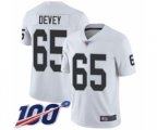 Oakland Raiders #65 Jordan Devey White Vapor Untouchable Limited Player 100th Season Football Jersey