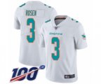 Miami Dolphins #3 Josh Rosen White Vapor Untouchable Limited Player 100th Season Football Jersey