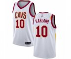 Cleveland Cavaliers #10 Darius Garland Authentic White Basketball Jersey - Association Edition