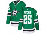 Dallas Stars #25 Brett Ritchie Green Home Authentic Stitched NHL Jersey