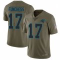 Carolina Panthers #17 Devin Funchess Limited Olive 2017 Salute to Service NFL Jersey