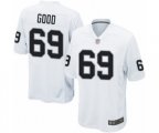 Oakland Raiders #69 Denzelle Good Game White Football Jersey