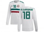 Mexico #18 A.Guardado Away Long Sleeves Soccer Country Jersey
