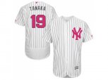 New York Yankees #19 Masahiro Tanaka Authentic White Fashion Flex Base MLB Jersey