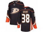 Adidas Anaheim Ducks #38 Derek Grant Black Home Authentic Stitched NHL Jersey