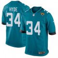 Jacksonville Jaguars #34 Carlos Hyde Game Teal Green Alternate NFL Jersey