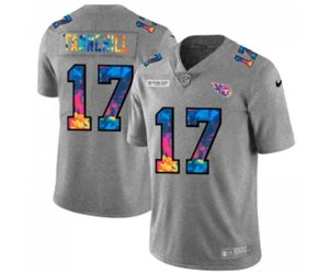 Tennessee Titans #17 Ryan Tannehill Multi-Color 2020 NFL Crucial Catch NFL Jersey Greyheather