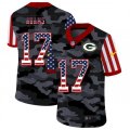 Green Bay Packers #17 Davante Adams Camo Flag Nike Limited Jersey