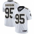 New Orleans Saints #95 Tyeler Davison White Vapor Untouchable Limited Player NFL Jersey