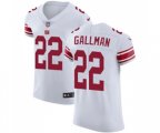 New York Giants #22 Wayne Gallman White Vapor Untouchable Elite Player Football Jersey