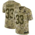 New York Giants #33 Andrew Adams Limited Camo 2018 Salute to Service NFL Jersey