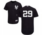 New York Yankees Gio Urshela Navy Blue Alternate Flex Base Authentic Collection Baseball Player Jersey