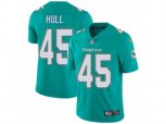 Miami Dolphins #45 Mike Hull Aqua Green Team Color Vapor Untouchable Limited Player NFL Jersey