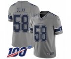 Dallas Cowboys #58 Robert Quinn Limited Gray Inverted Legend 100th Season Football Jersey