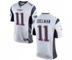 New England Patriots #11 Julian Edelman Game White Football Jersey