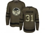 Adidas Buffalo Sabres #31 Chad Johnson Green Salute to Service Stitched NHL Jersey
