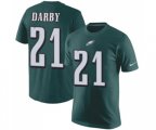 Philadelphia Eagles #21 Ronald Darby Green Rush Pride Name & Number T-Shirt