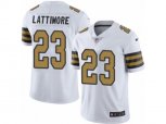 New Orleans Saints #23 Marshon Lattimore Limited White Rush Vapor Untouchable NFL Jersey