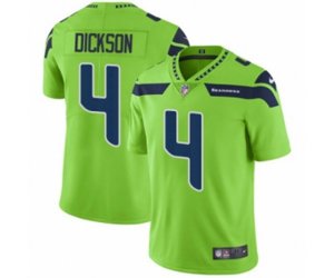 Seattle Seahawks #4 Michael Dickson Elite Green Rush Vapor Untouchable NFL Jersey