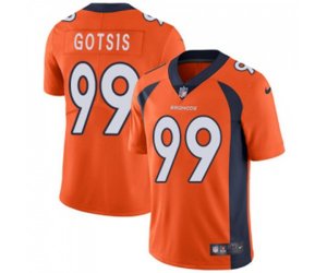 Denver Broncos #99 Adam Gotsis Orange Team Color Vapor Untouchable Limited Player Football Jersey