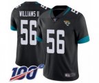 Jacksonville Jaguars #56 Quincy Williams II Black Team Color Vapor Untouchable Limited Player 100th Season Football Jersey