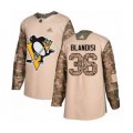 Pittsburgh Penguins #36 Joseph Blandisi Authentic Camo Veterans Day Practice Hockey Jersey