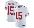 San Francisco 49ers #15 Trent Taylor White Vapor Untouchable Limited Player Football Jersey
